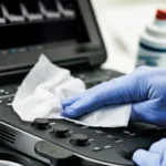 Limpeza e desinfecção de ultrassom